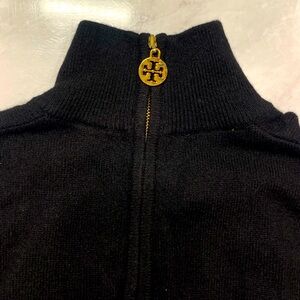 Tory Burch Cashmere half zip top sz xs